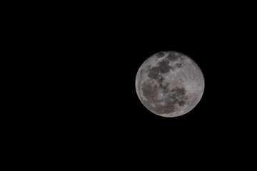 Moon in Night Sky © underworld