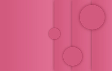 hot pink gradient papercut wallpaper for presentation template 