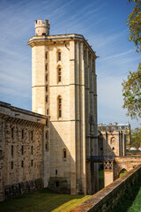 Gate of Chateau de Vincennes in Paris, France