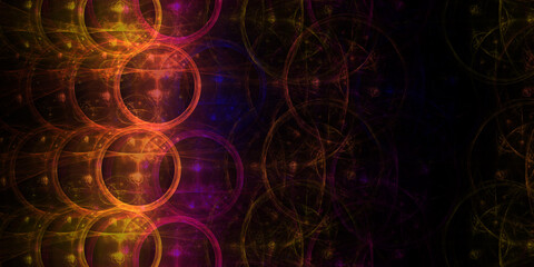 Kunstvoller Fraktal Hintergrund