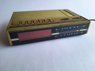 Alarm clock radio.