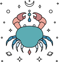 Cancer symbol illustration