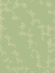 Pale green vertical background with grunge yellow squares, illustration
