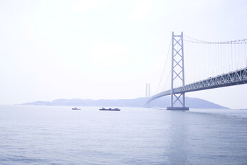 大蔵海岸　明石海峡大橋