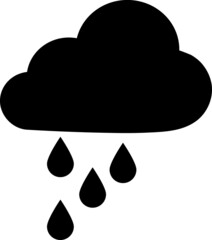 vector rain and cloud. rain and cloud icon. sign design.eps