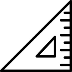 vector ruler icon. ruler sign on white background..eps