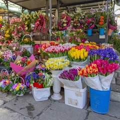 Farmers Market Florist Stall