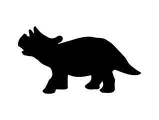 Plakat Regaliceratops , dinosaur on isolated background .