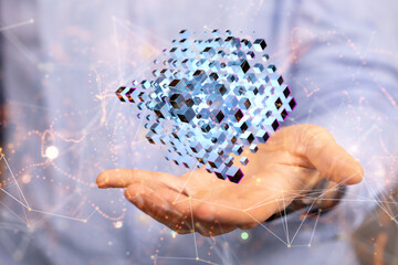 Futuristic wave, Futuristic data stream