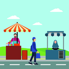 Ramadan Vector. Prepare to welcome iftar. vector design illustrations 96