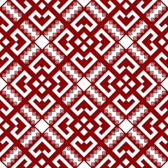 Geometric Ethnic oriental pattern traditional .
Floral necklace embroidery design for fashion women.background,wallpaper,clothing and wrapping.