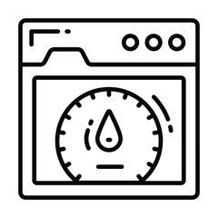 performance vector icon. Illustration for graphic and web design.