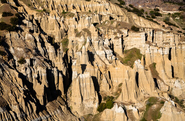 Volcanic rock patterns in Kula district