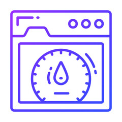 performance vector icon. Illustration for graphic and web design.