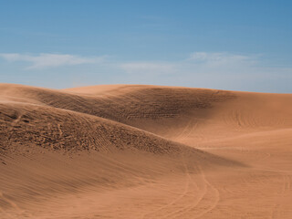 Fototapeta na wymiar Sand Dunes in Little Sahara State Park in Waynoka, USA