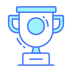 trophy vector icon. Illustration for graphic and web design.