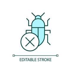 Combat insects RGB color icon. Pests control. Struggle and eliminate bugs. Repellent and insecticide. Isolated vector illustration. Simple filled line drawing. Editable stroke. Arial font used