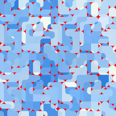Geometric seamless abstract pattern low poly style.