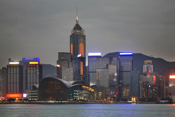 Victoria Strait in Hong Kong. China