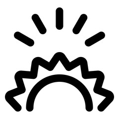 sun line icon