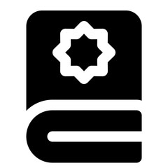 quran glyph icon