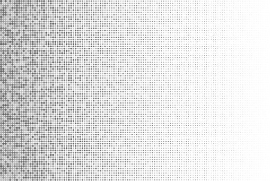 Abstract technology background with textured round shape spot in black and white.