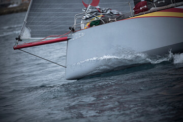 Naklejka premium Sailing