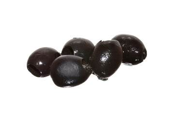 olives isolated on white background