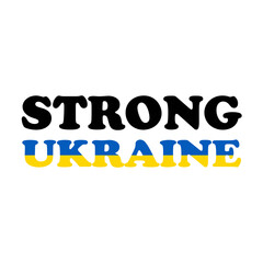 Stand with Ukraine flag. Stop War campaign