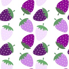 Summer seamless strawberry pattern for fabrics and textiles and packaging and gifts and cards and linens and kids