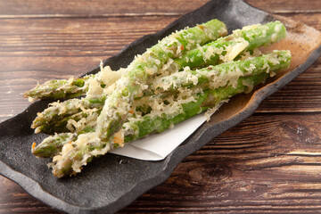 アスパラガスの天ぷら