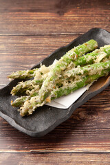 アスパラガスの天ぷら