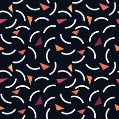Kids seamless geometric pattern for wallpaper and fabrics and textiles and packaging and gifts and cards and linens