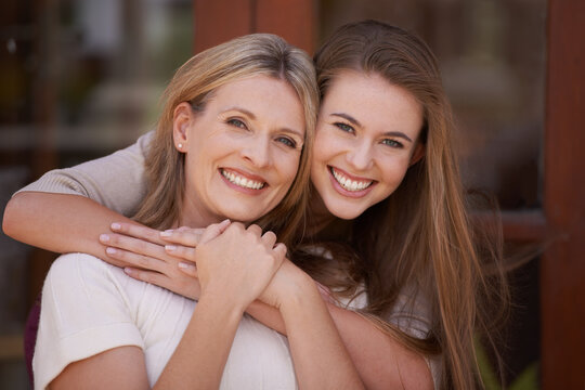 Proud Mother Of A Beautiful Woman. A Mother And Daughter Spending Quality Time Together.