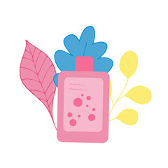 A hair care product. Vector illustration. Shampoo, balm, conditioner, mask.	