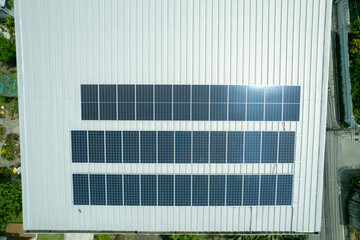Solar cells on the roof, save the power