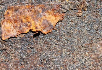 rusted and corroded metal surface