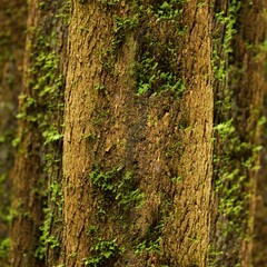 Madeira, tronco de madeira sua textura e diversas colorações. Tronco de árvore com casca de...