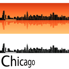 Obraz premium skyline in ai format of the city of chicago