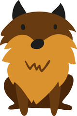 dog, characters, mascot, pets, cute, vector, fur, sitting, animal, young animal, puppy, playful, tail, cartoon, illustration, animal body part, canine 