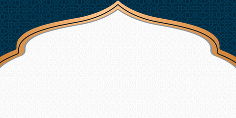 Banner Geometric Pattern Islamic Background