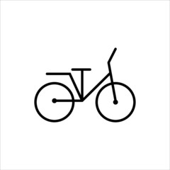 Fototapeta premium bike icon vector illustration symbol