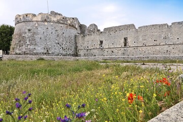 Medieval castle ruin in Italy