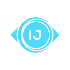 ij letter logo design on black background. ij creative initials letter logo concept. ij letter design.