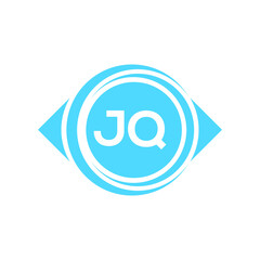 jq letter logo design on black background. jq creative initials letter logo concept. jq letter design.