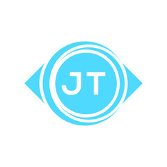 jt letter logo design on black background. jt creative initials letter logo concept. jt letter design.