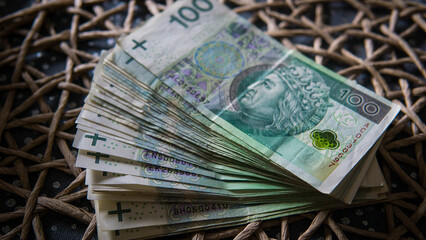 Picture of polish zloty, money PLN