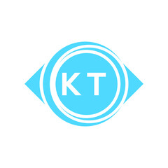 kt letter logo design on black background. kt creative initials letter logo concept. kt letter design.