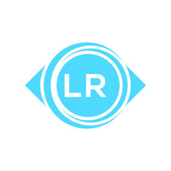 lr letter logo design on black background. lr creative initials letter logo concept. lr letter design.