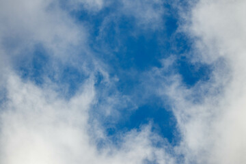 blue sky with clouds